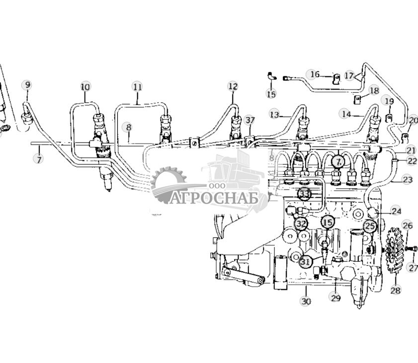 Fuel Injection Pump, Nozzles, And Fuel Lines 
